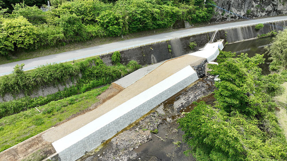 大矢川（0880）5年発生河川災害復旧工事の写真